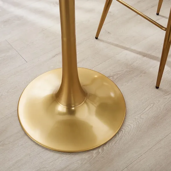 Gold poseur table
